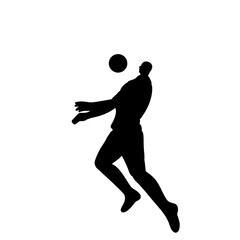 football player silhouette sport vector