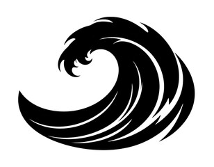 Obraz premium Dynamic Ocean Wave Design for Creative and Artistic Projects