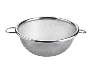 Stainless Steel Mesh Strainer with Handles for Kitchen Use