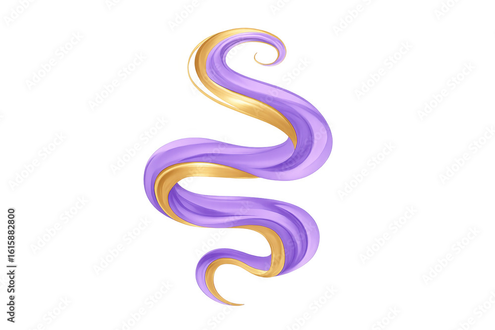 Poster vibrant paint colors intertwining, forming sinuous swirl pattern, blending dynamically on clear back