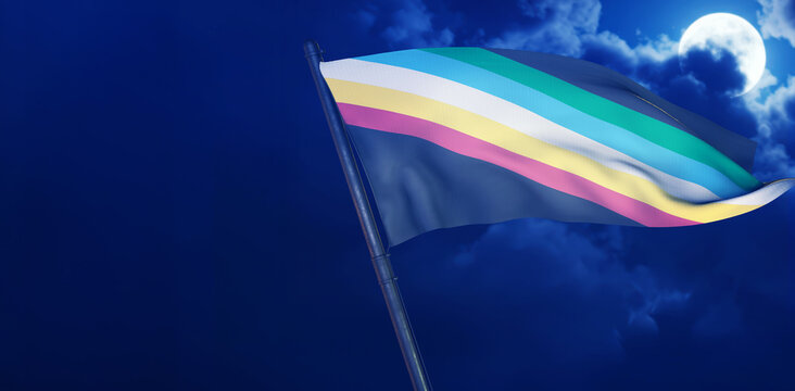 Original Disability Pride Flag - Disability Visual Artwork.