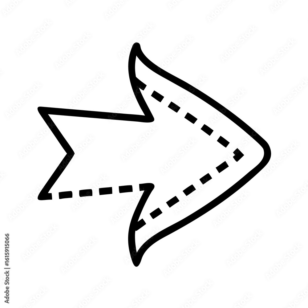 Poster a simple black vector arrow icon for web design and technology