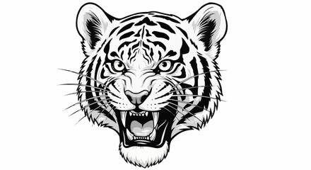 Fototapeta premium Tiger head
