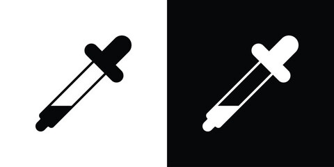 Eye dropper icon. Vector Template. Concept Icon flat design.
