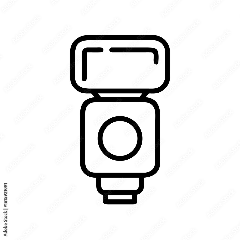 Poster a versatile vector icon set showcases a range of black and white camera symbols, perfect for technol