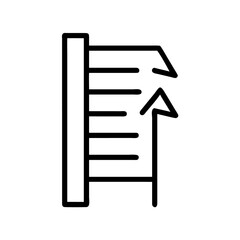 Up and down arrows in a 3D paper illustration symbolize business success