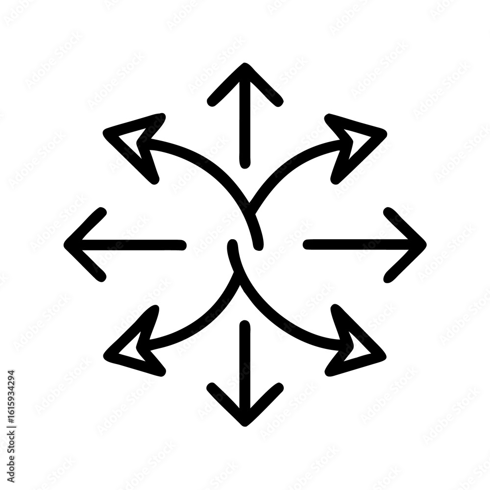 Fototapete black arrow up and down vector symbol set for web button element design, collection of internet dire