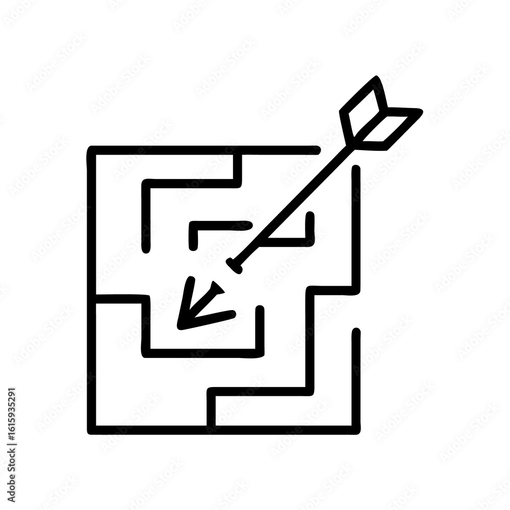 Poster vector business icon set showing a clock and arrow symbols for web design
