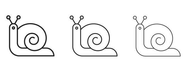 Snail icon symbol for Info Graphic, Design Elements and Websites © Franklin