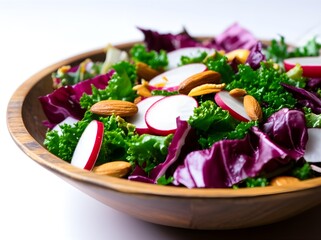 Rustic Raw Salad Mix Close-up