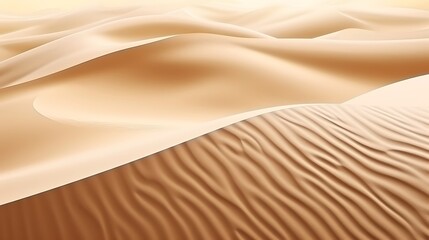 Smooth waves of sand and ivory tones creating a flowing pattern, slight embossed texture across the surface, soft glowing highlights, full frame,