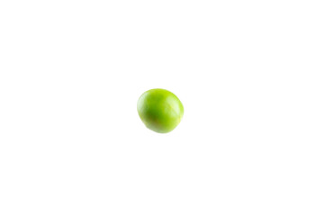 Fresh green pea pods with green peas isolated on white background. Sweet green peas. Green pea beans vegetables. Vegan. healthy vegetable