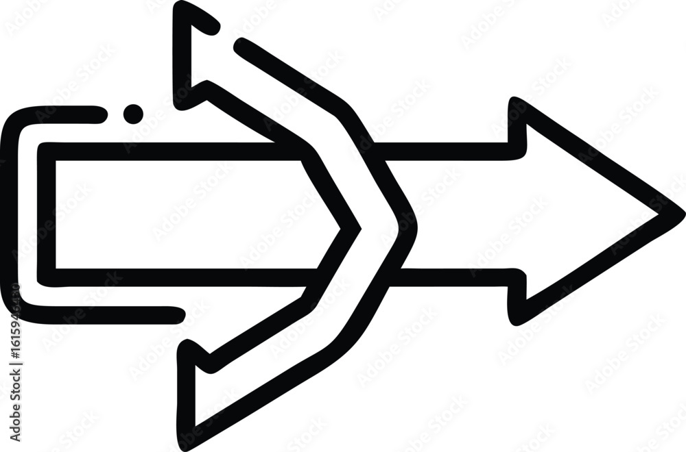 Poster minimal arrow vector icon for tab switcher ui navigation, tab switcher arrow icon, ui tab navigation