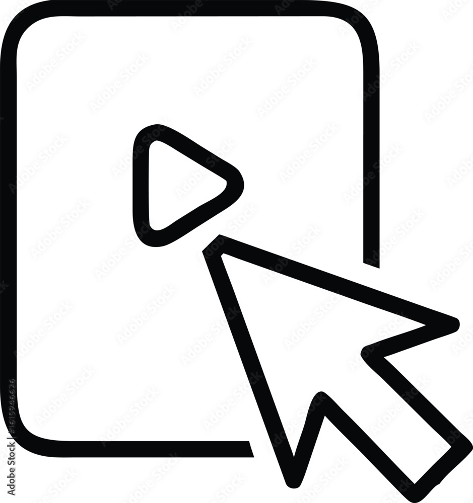 Poster flat vector arrow embedded on mobile app icon for modern ui interface, app icon with arrow, arrow sy