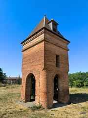 A well-preserved old dovecote with its openings and dungeon