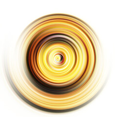 Colorful radial motion effect. Abstract rounded background. Color curves and sphere.