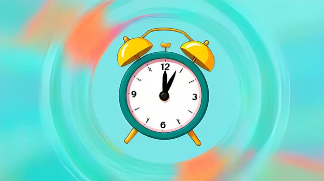 Time-Lapse of Classic Wall Clock in Modern Office Interior Black and White Wall Clock on Concrete Background &ndash; Time-Lapse Motion Minimalist Clock Time-Lapse in Contemporary Workspace Vintage Wall