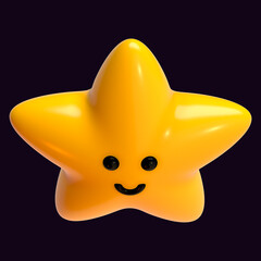 Star 3D Yellow Inflated