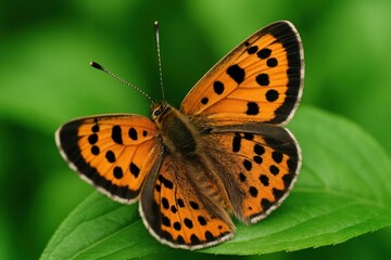 A Butterfly in Harmony with Nature