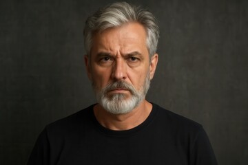 Obraz premium A Man's Enduring Gaze