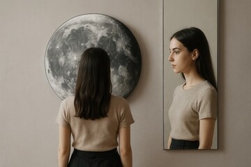 Naklejka premium A Study in Duality and Perspective