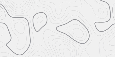 modern seamless pattern of topographic lines in black shades of white creating an abstract design element.
