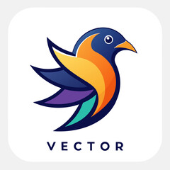 abstract bird logo