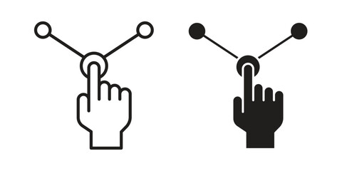 Usability icon for social media, app, and web design. Vector illustration.