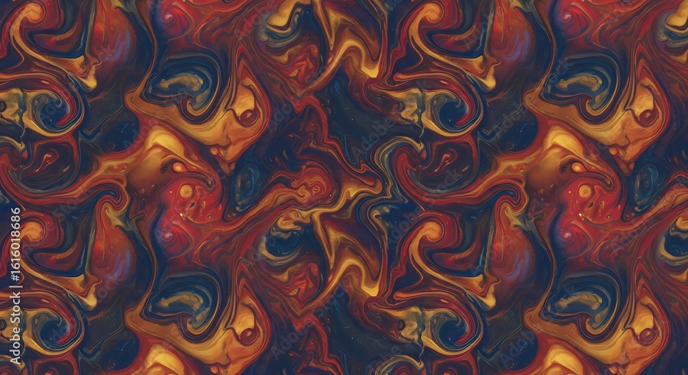 Poster soft pastel gradient with abstract wavy layers. a calming and modern digital illustration background