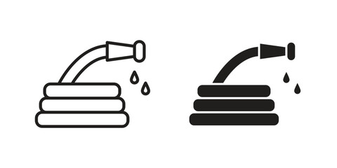 Hose icon for social media, app, and web design. Vector illustration.