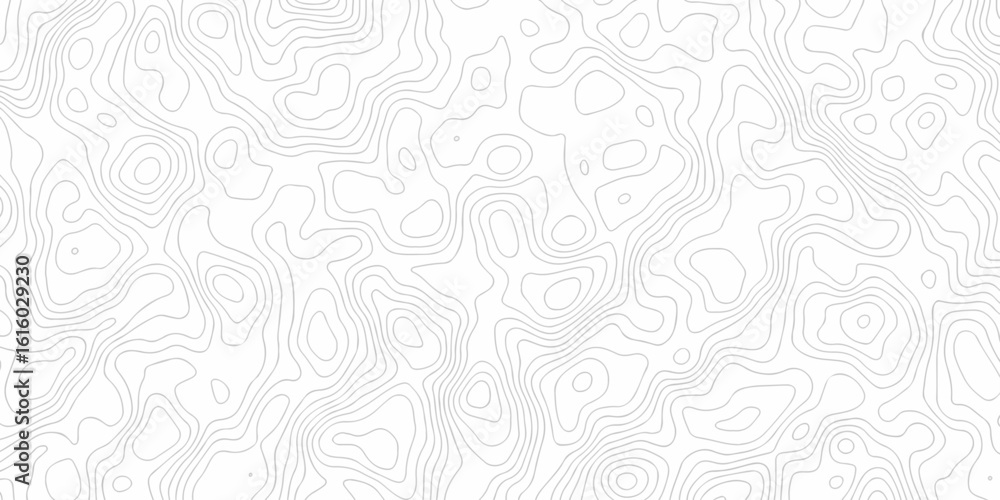 Poster abstract vector lines topographic contour lines grid map seamless pattern. geographic mountain relie