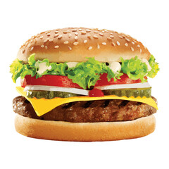 Vector Food Design I  Burger Vector File