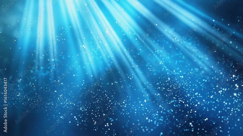 Aufkleber a blue background with bright light emitting from it, suitable for use in various design projects