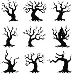 spooky halloween tree set bundles