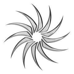 Fototapeta premium Metalic Y2k chrome element