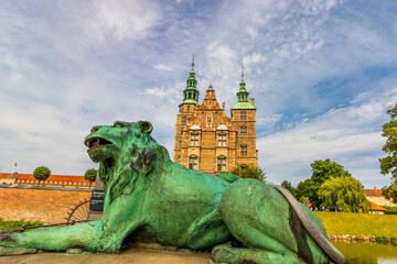 Rosenborg Castle, Royal palace at Copenhagen, Denmark