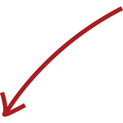 downward arrow down market