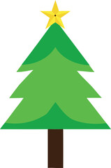 green christmas tree