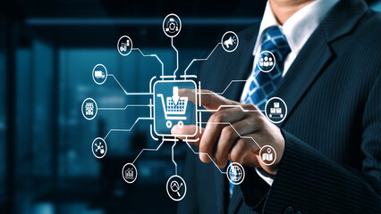 Omni-channel marketing and online shopping strategies, cross-platform customer experience, brand unification, and integrated marketing communication across digital channels. Elide