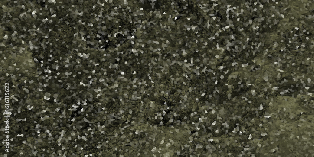 Poster abstract 3d rendering of triangulated surface. low poly style / triangular shape black and white. bl