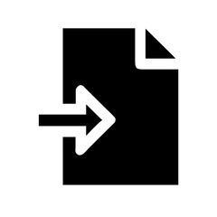 File import icon vector illustration