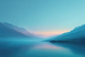 blurred boundaries capture mystery in minimalistic scene with vast copy space