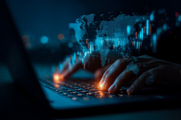 Global data analysis and digital connectivity in a dark technological environment