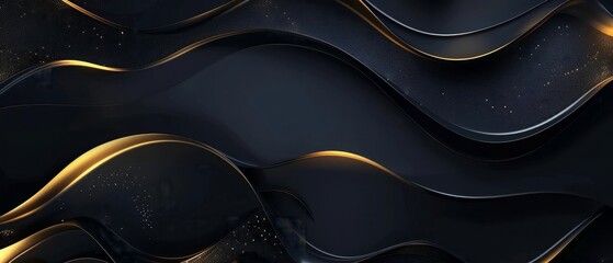AI Generated. abstract modern luxury black background for modern wallpapers background