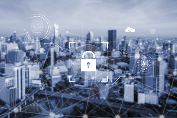 AI cyber security system using biometric authentication and privacy control. Cyber security...