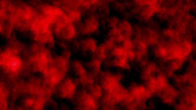 Fiery red smoke clouds background, Abstract hellfire and inferno texture 