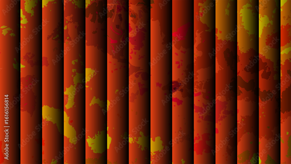 Aufkleber abstract visually striking background with vertical striped bars in varying shades of glowing colors