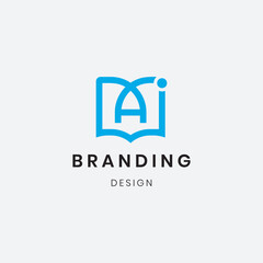 
Branding logo letter "A" and "EHI' design