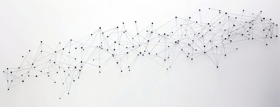 PNG White background technology design connections.