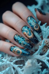 Elegant Elongated Manicure Styles in Diverse Designs and Colors
